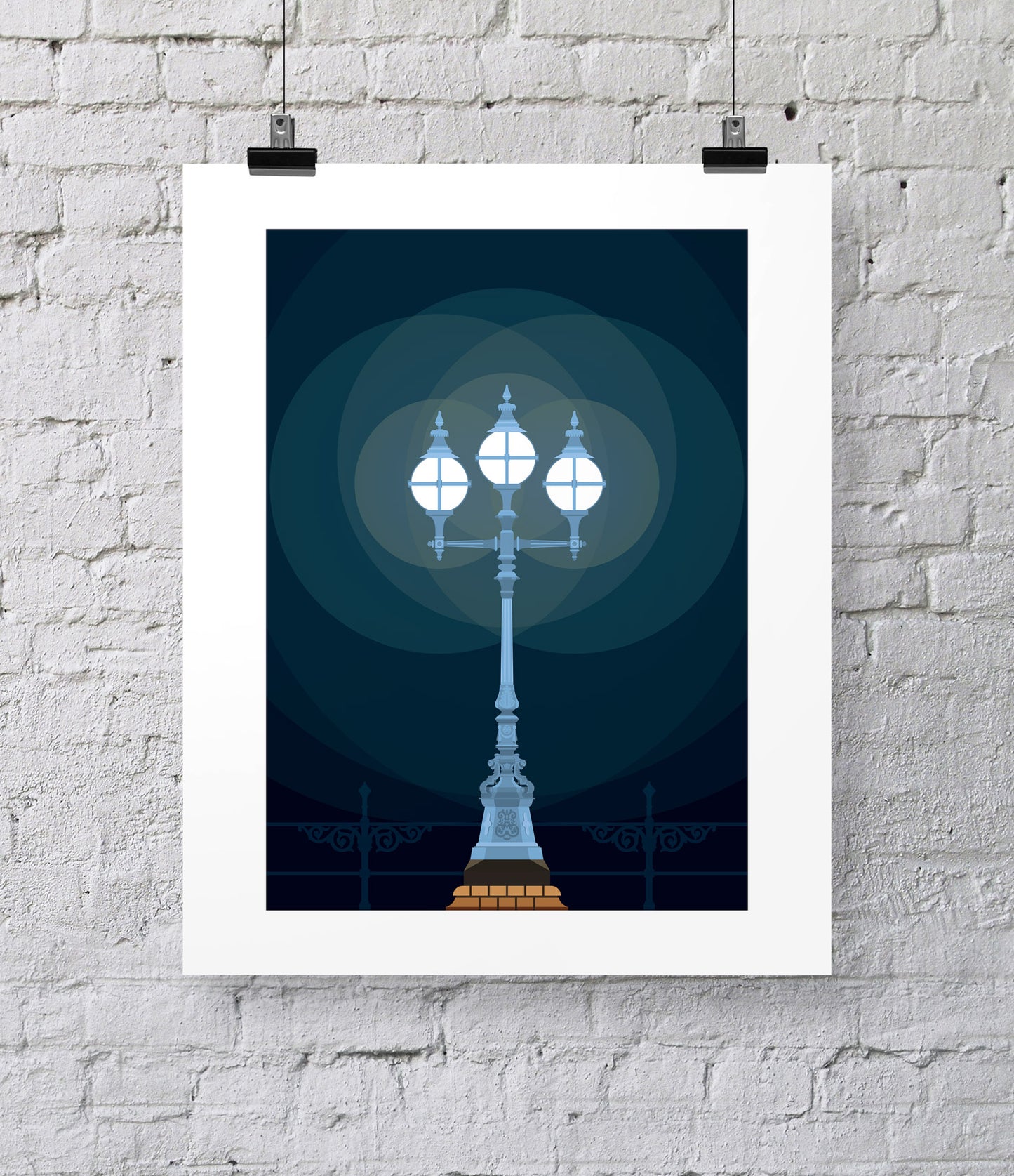 Ally Pally (Alexandra Palace) lamp post – giclee print