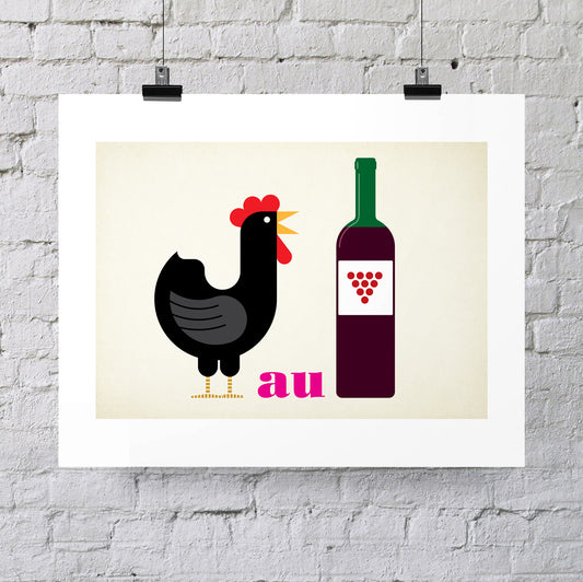 Coq Au Vin – giclee print