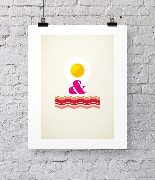 Egg & Bacon – giclee print