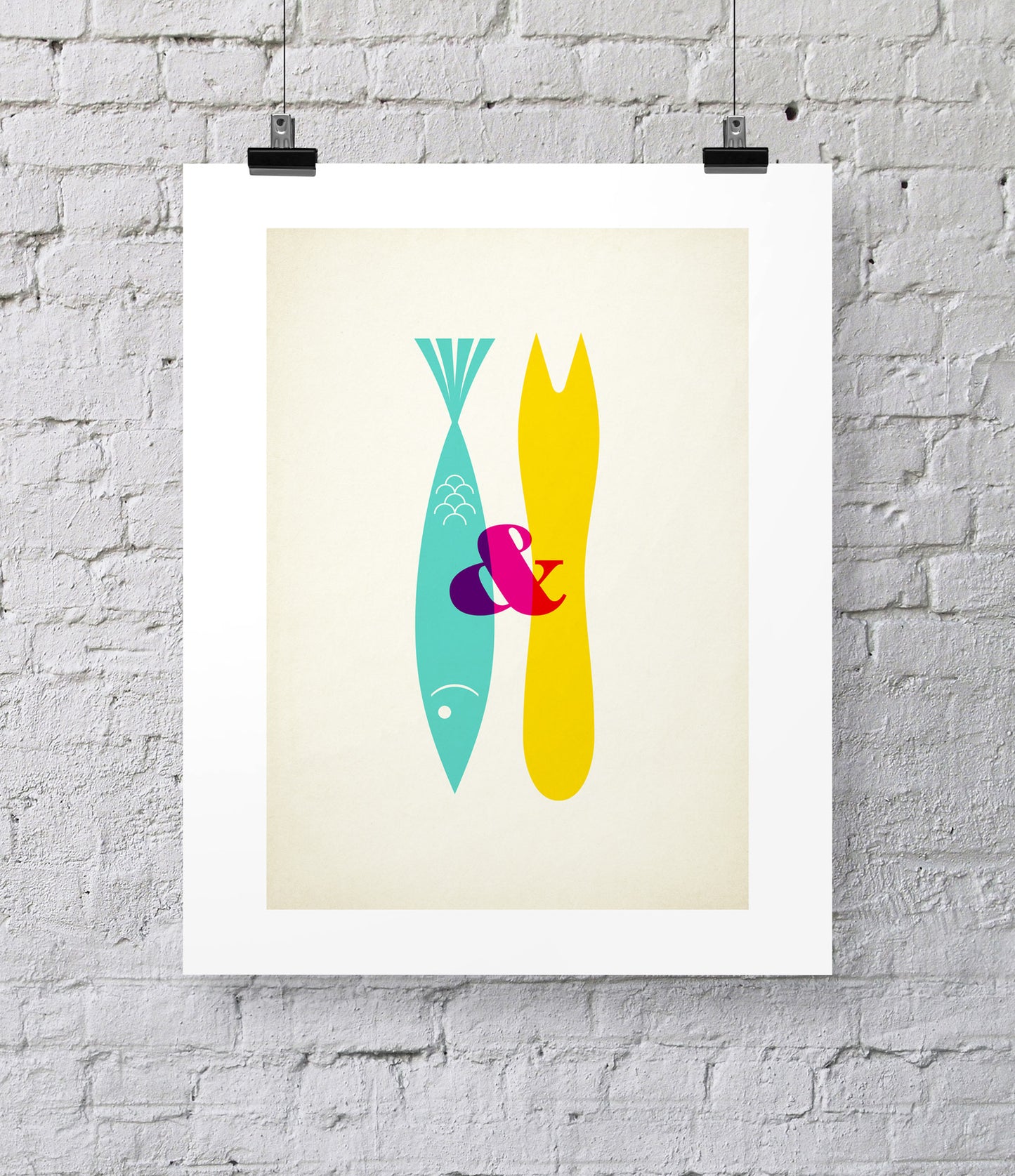 Fish & Chips – giclee print