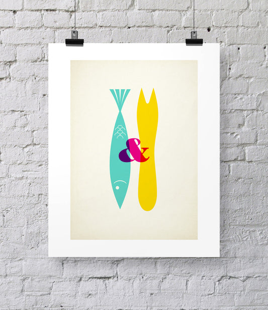 Fish & Chips – giclee print