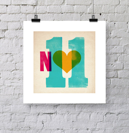 Love N11 – giclee print