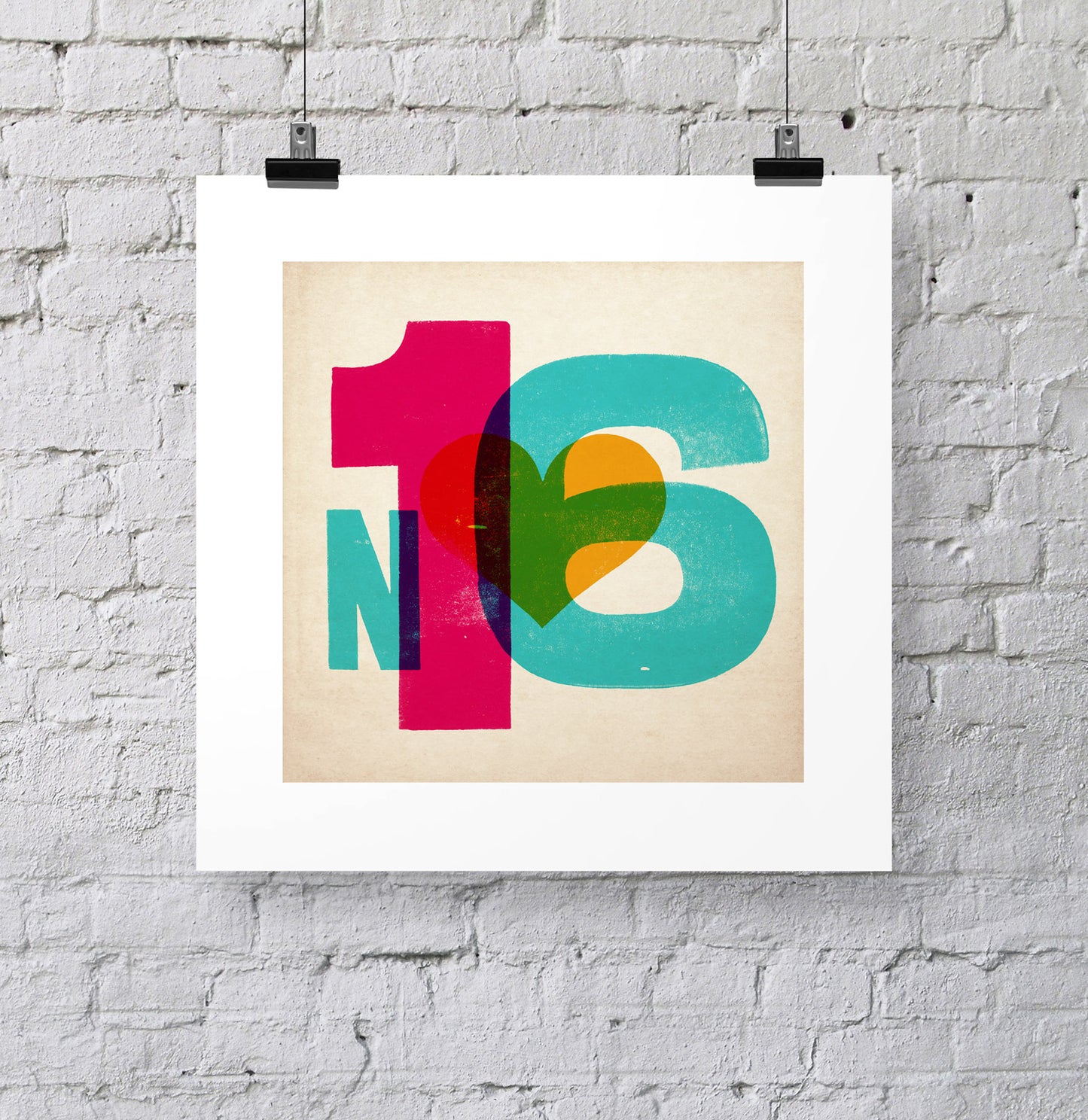 Love N16 – giclee print