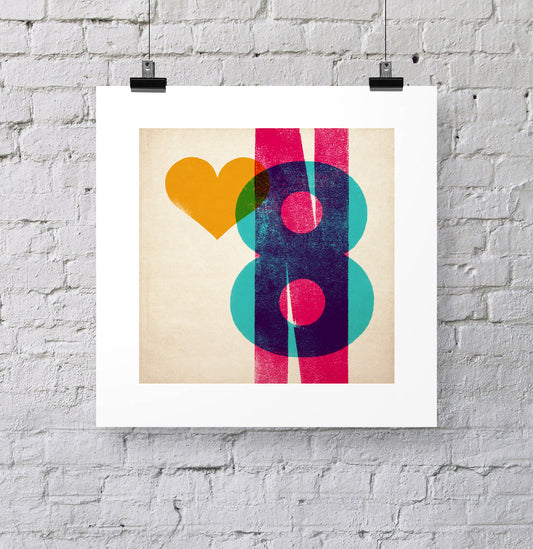 Love N8 – giclee print