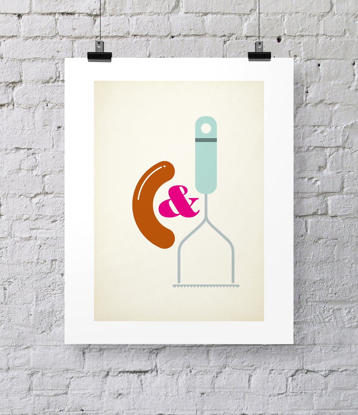 Sausage & Mash – giclee print