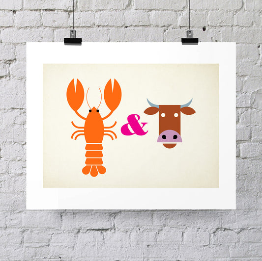 Surf & Turf – giclee print